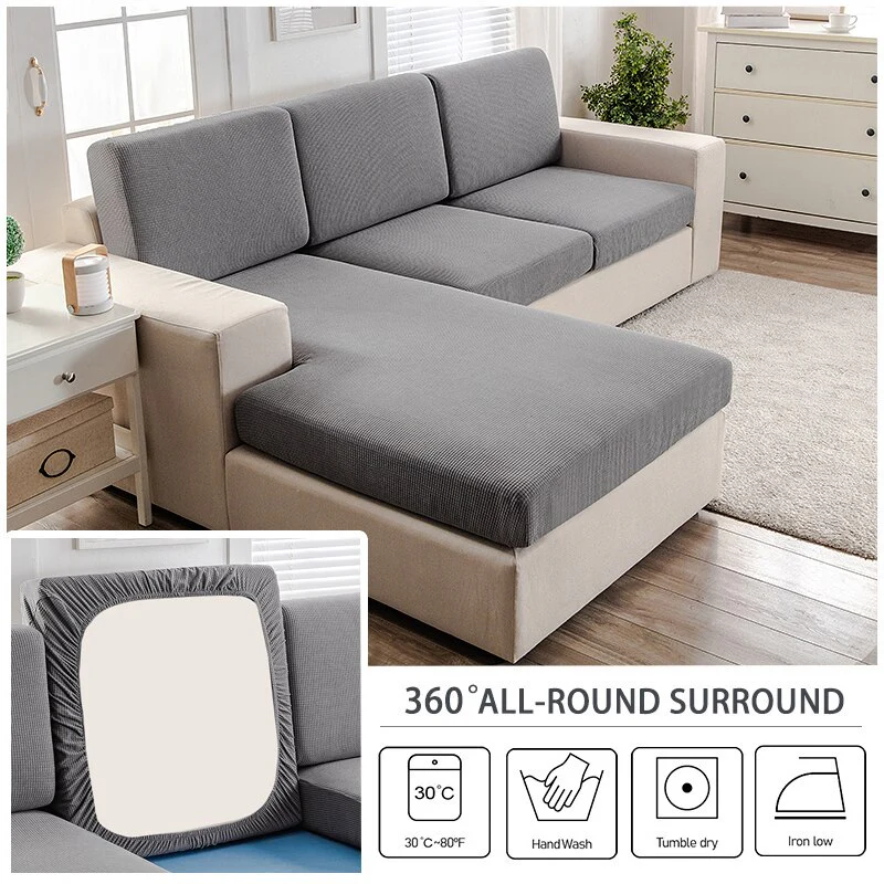 Waterproof Sofa Cushion Cover for Living Room Pets Kids Furniture Protector Seat Chair Covers Stretch Thicken Fabric Couch Cover - Image 4