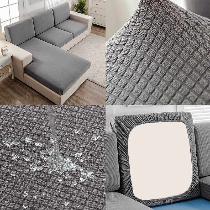 Waterproof Sofa Cushion Cover for Living Room Pets Kids Furniture Protector Seat Chair Covers Stretch Thicken Fabric Couch Cover - Image 5