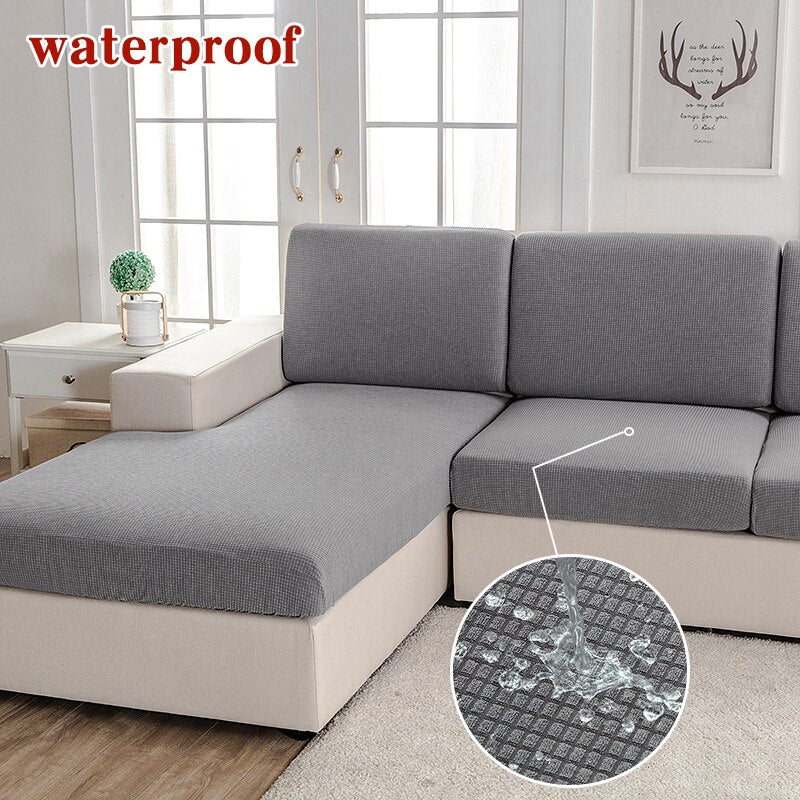 Waterproof Sofa Cushion Cover for Living Room Pets Kids Furniture Protector Seat Chair Covers Stretch Thicken Fabric Couch Cover - Image 7