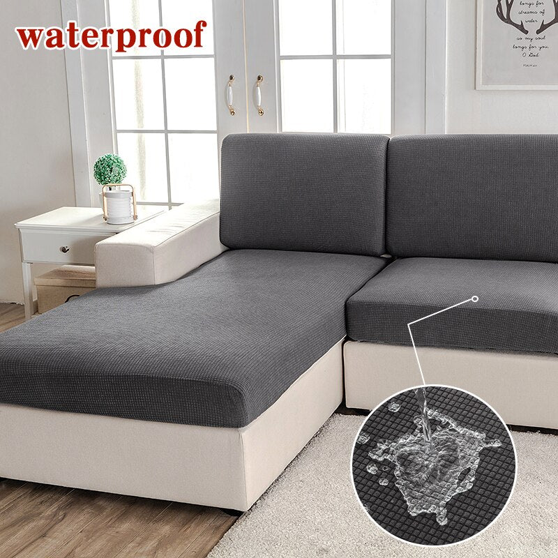 Waterproof Sofa Cushion Cover for Living Room Pets Kids Furniture Protector Seat Chair Covers Stretch Thicken Fabric Couch Cover - Image 9