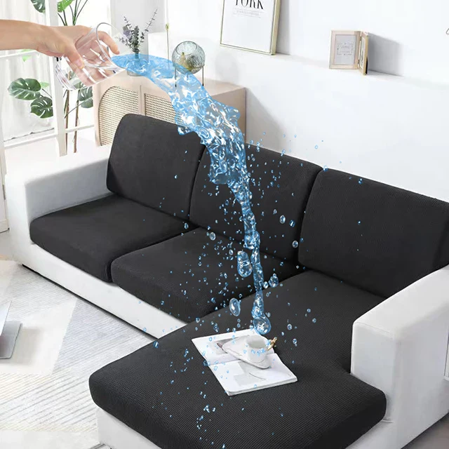 Waterproof Sofa Cushion Covers Stretch Individual L Shape Sofa Seat Cover Couch Covers for Universal Sofas Pet Friendly - Image 13