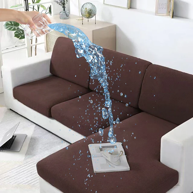 Waterproof Sofa Cushion Covers Stretch Individual L Shape Sofa Seat Cover Couch Covers for Universal Sofas Pet Friendly - Image 14