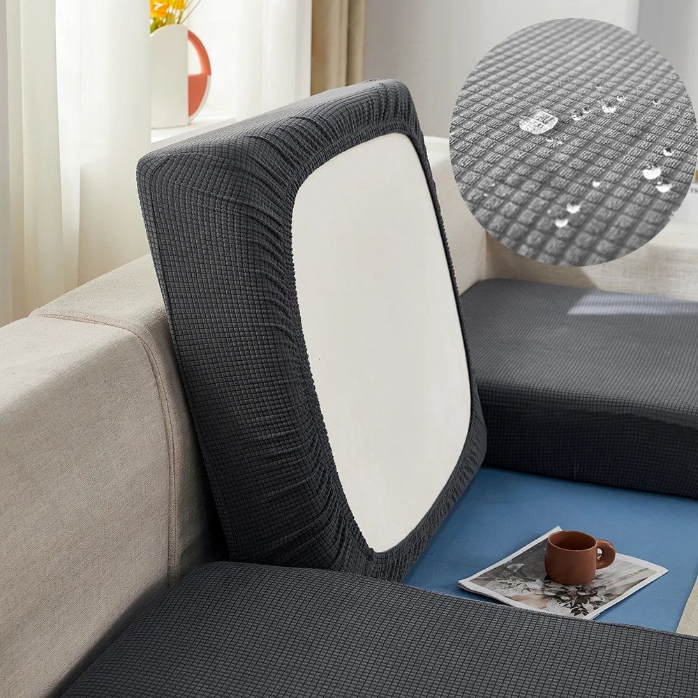 Waterproof Sofa Cushion Covers Stretch Individual L Shape Sofa Seat Cover Couch Covers for Universal Sofas Pet Friendly - Image 5
