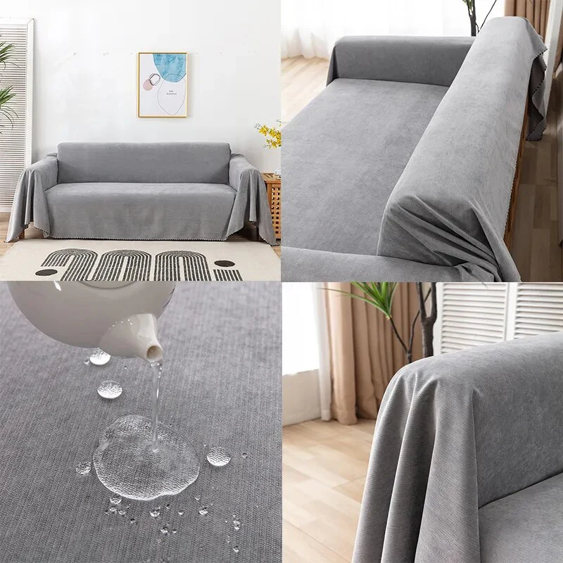 Waterproof Sofa Towel Sofa Blanket For Living Room Winter Sofa Throw Cover Anti-slip Couch Cover Sofa Chaise Cover Lounge - Image 3