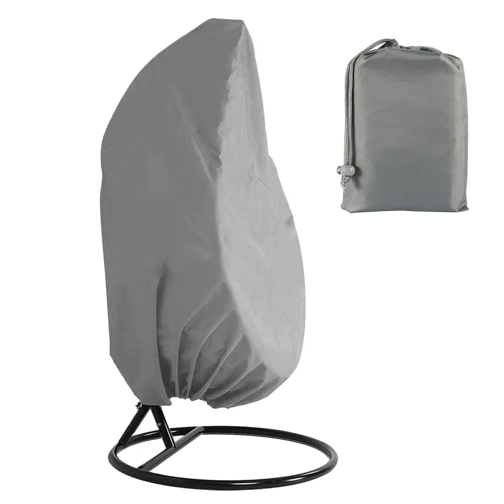 Wicker Swing Seat Cover Waterproof Patio Egg Chair Covers Anti-UV Waterproof Rattan Seat Cover Weave - Image 3