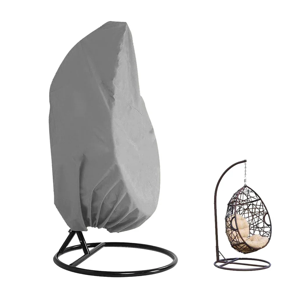 Wicker Swing Seat Cover Waterproof Patio Egg Chair Covers Anti-UV Waterproof Rattan Seat Cover Weave - Image 7