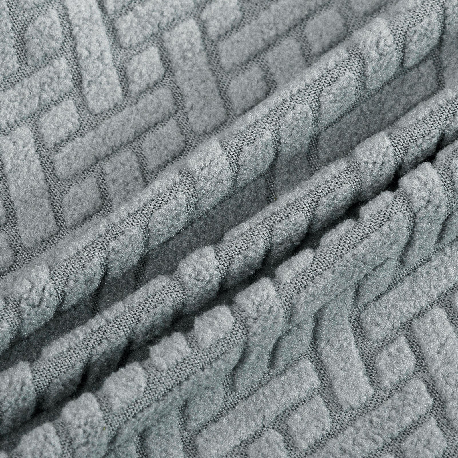 Wing Back Chair Cover Jacquard Spandex Stretch Slipcovers for Office Chairs Stylish 2 Piece Set with Elastic Band Wing Chair Cover - Image 12