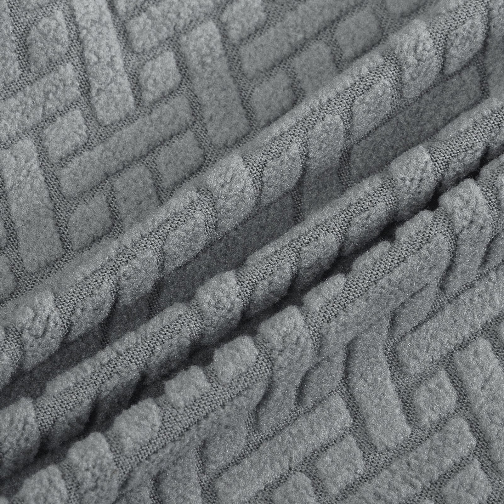 Wing Back Chair Cover Jacquard Spandex Stretch Slipcovers for Office Chairs Stylish 2 Piece Set with Elastic Band Wing Chair Cover - Image 14