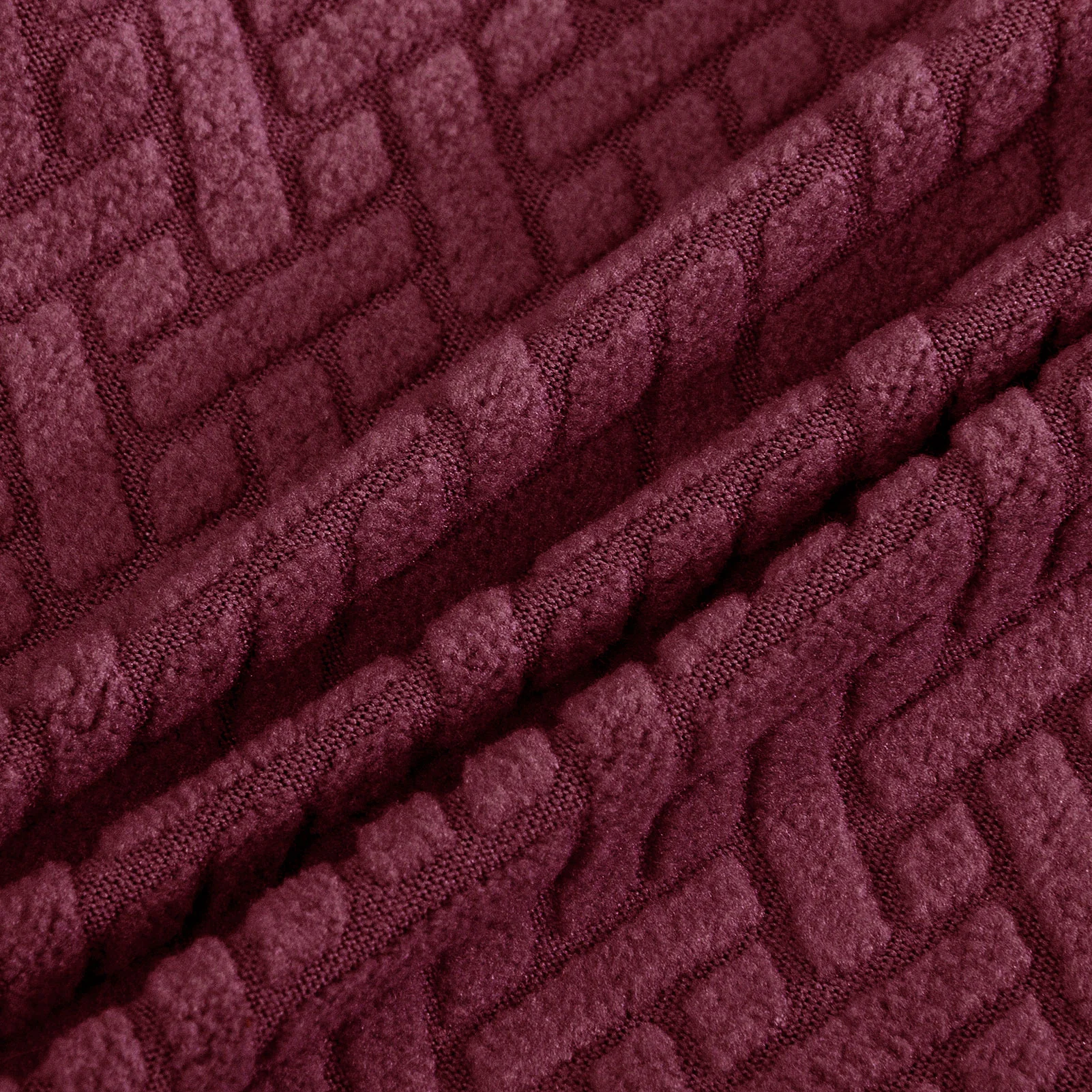 Wing Back Chair Cover Jacquard Spandex Stretch Slipcovers for Office Chairs Stylish 2 Piece Set with Elastic Band Wing Chair Cover - Image 8